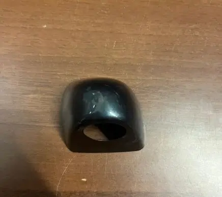Headlight washer spray nozzle cap/cover