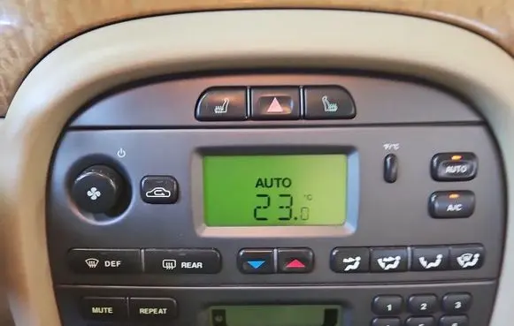 Jaguar X-Type Climate control/heater control trim 1X4H18C612GC IMPRK1567631
