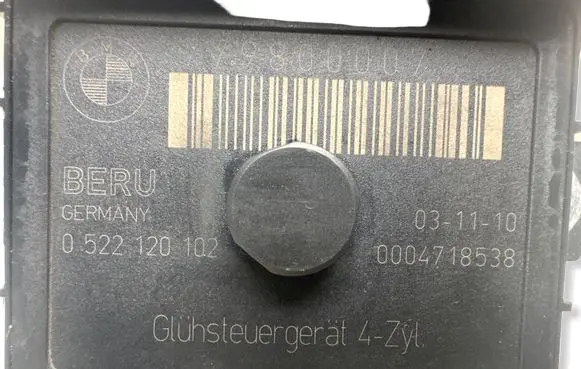 BMW 1 E81 E87 Glow plug pre-heat relay 779800007 0522120102