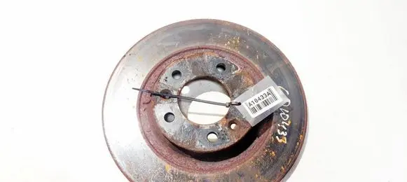 Peugeot 407 Rear brake disc neventiliuojamas