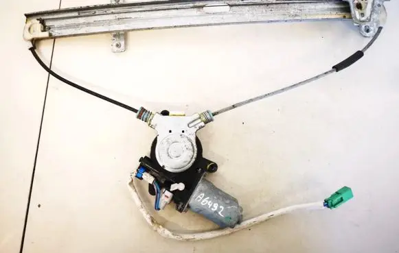 Front door window regulator with motor