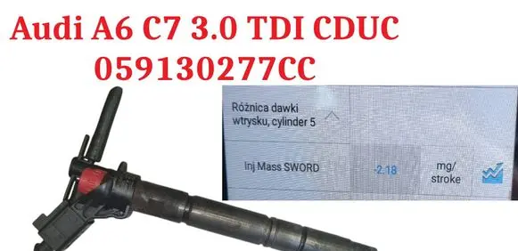 Audi A6 S6 C7 4G Fuel injector 059139277CC 0445116040