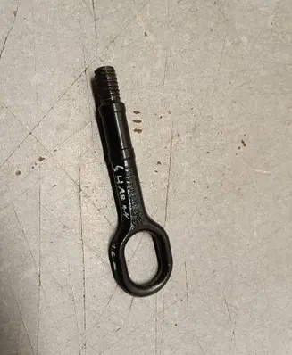 Towing hook eye