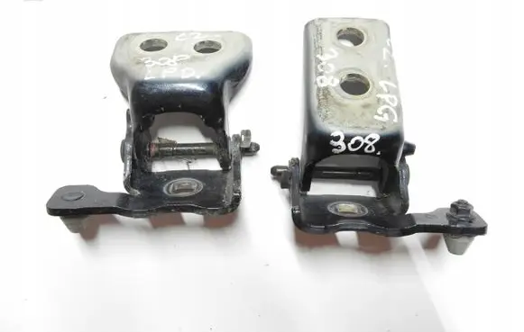 Front door hinge set