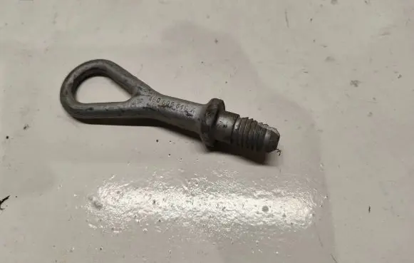 Towing hook eye