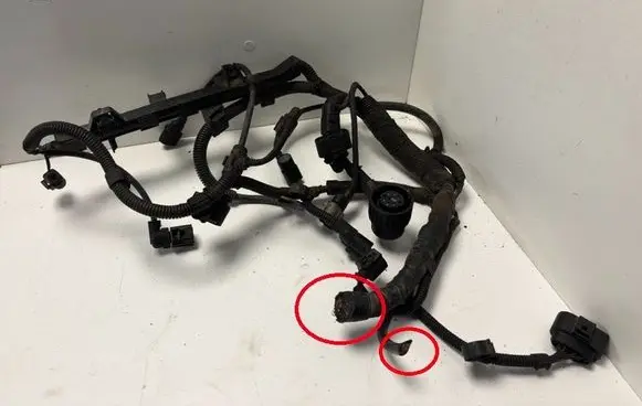 Volkswagen Transporter - Caravelle T5 Engine installation wiring loom 7H0971078 1J0973735