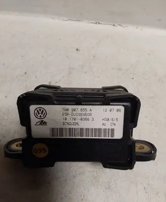 Audi A3 S3 8P ESP acceleration yaw rate sensor 7H0907655A DC76G12ZML 10170103663