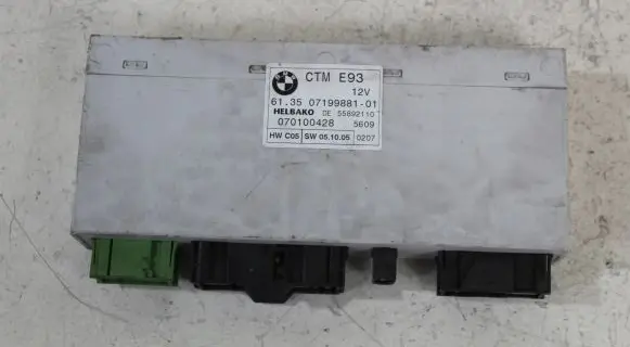 BMW 3 E92 E93 Trunk lid opening control unit 07199881
