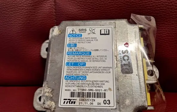 Honda Civic Airbag control unit/module 77960SMGG021M1 C0H3ZCEZN