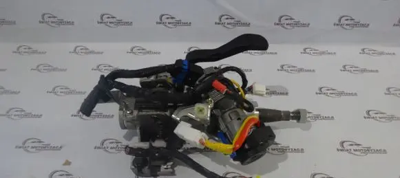 Steering wheel axle set