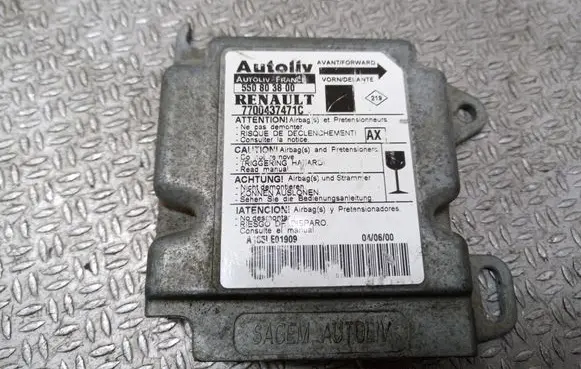 Renault Scenic I Airbag control unit/module 550803800 7700437471C