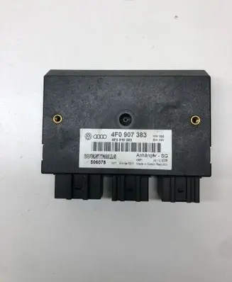 Audi A6 S6 C6 4F Tow bar trailer control unit/module 4F0907383 4F0910383