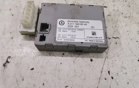 Mercedes-Benz E W211 Gateway control module A2115408545 A2115408345 A2114420027