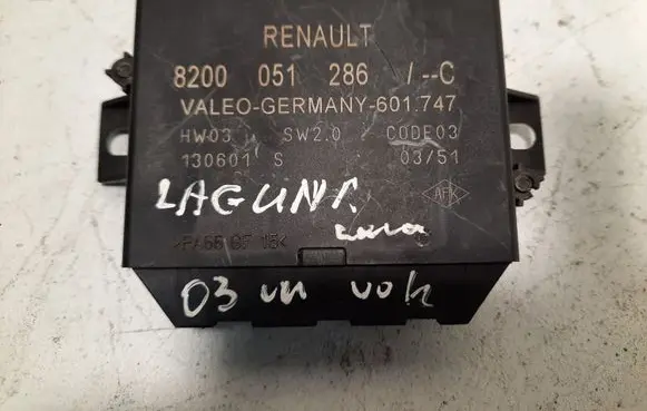 Renault Laguna II Parking PDC control unit/module 601747 8200051286