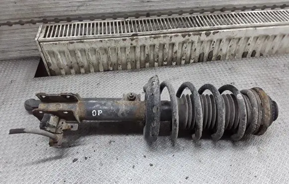 Front shock absorber with coil spring