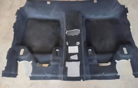 BMW 3 GT F34 Rear floor carpet liner 7294106 51477294106