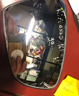 KIA Ceed Wing mirror glass 20433194