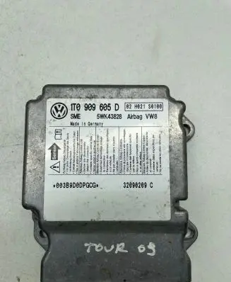 Volkswagen Touran I Airbag control unit/module 1T0909605D 5WK43828 32090209C