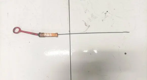 Oil level dip stick