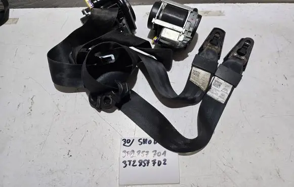 Skoda Superb B6 (3T) Front seatbelt 3t2857701 3t2857702