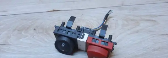 Renault Megane II Hazard light switch 8200095493