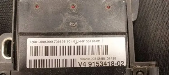 BMW 5 F10 F11 Current control relay 9153418 73683510