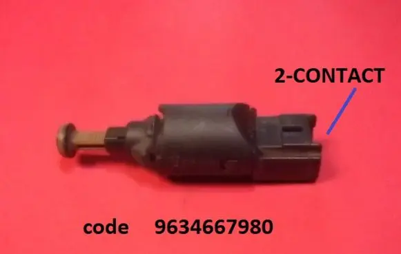 Citroen Berlingo Brake pedal sensor switch 9634667980