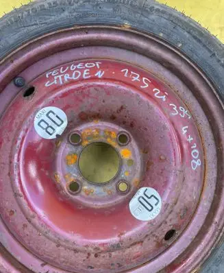 Peugeot 308 R15 spare wheel 