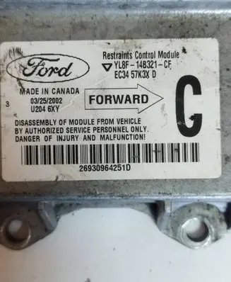 Mazda Tribute Airbag control unit/module Ec3457k3xd 26930964251D