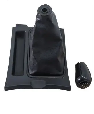 Gear lever shifter trim leather/knob