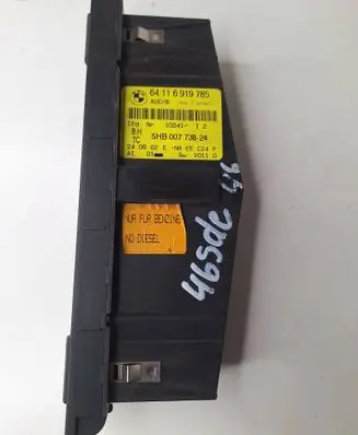 BMW 3 E46 Climate control unit 64116919785 5HB00773824 10241
