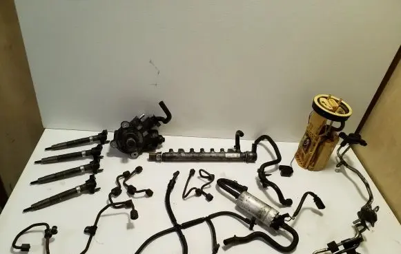 Volkswagen Transporter - Caravelle T5 Fuel injection system set 03L130277C 0445116035 1K0906089A