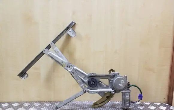 Front door window regulator with motor