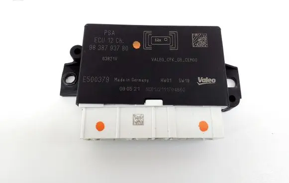 Peugeot 208 Parking PDC control unit/module 9838793780