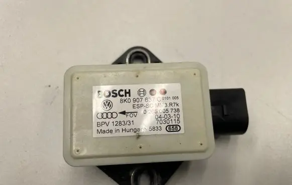 Audi A4 S4 B8 8K ESP acceleration yaw rate sensor 8K0907637C 7030115 0265005738