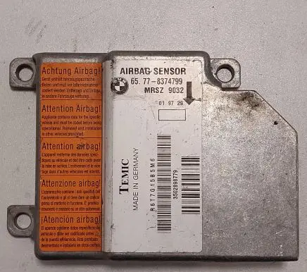BMW 5 E39 Airbag control unit/module 8374799 3502898779 R6T7G15B5M6