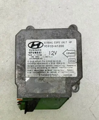 Hyundai Terracan Airbag control unit/module 95910H1200 51H00207661 EA100060003