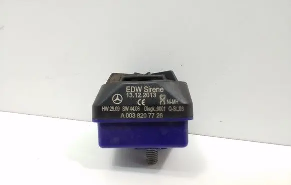 Mercedes-Benz C W204 Alarm system siren A0038207726