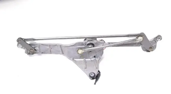 Front wiper linkage and motor