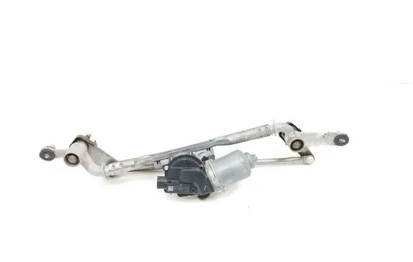 Front wiper linkage and motor