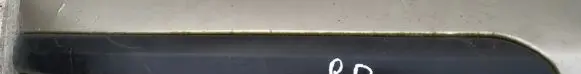 Front bumper splitter molding