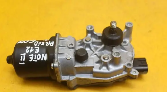 Front wiper linkage and motor