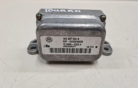 Volkswagen Touran I ESP acceleration yaw rate sensor 1K0907655B 10098503204