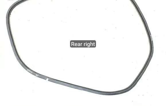 Bentley Bentayga Rear door rubber seal (on body) 36A833721