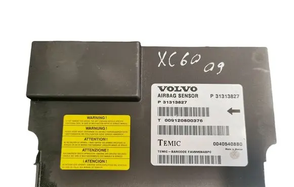 Volvo XC60 Airbag control unit/module P31313827 00405408B0 T009120800376