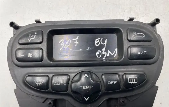 Peugeot 307 Climate control unit 96430991XT 9140010385 8541501