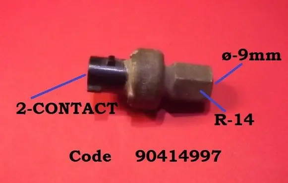 Opel Calibra Air conditioning (A/C) pressure sensor 90414997