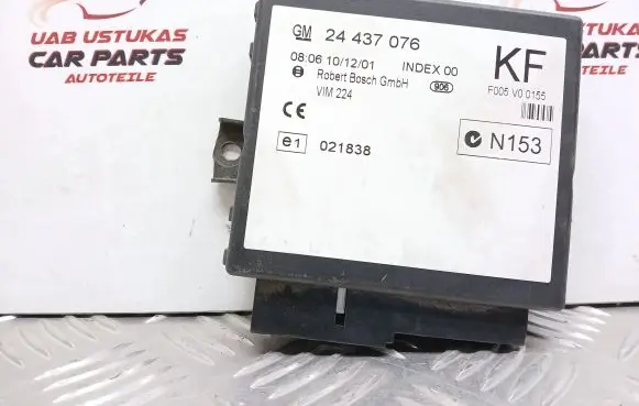 Opel Zafira A Comfort/convenience module 24437076