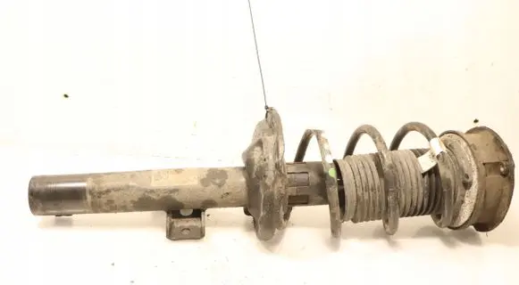 Front shock absorber with coil spring