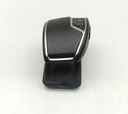 Volkswagen Touareg III Gear lever shifter trim leather/knob 762713139A